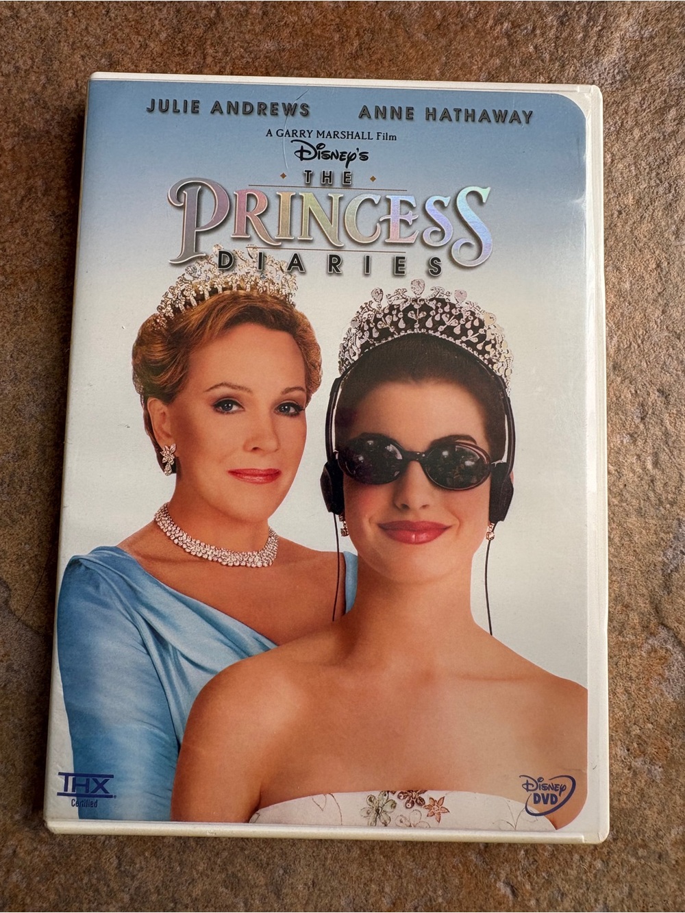 Disney The Princess Diaries DVD - White & Light Blue Cover with Silver Accents